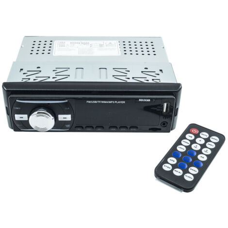 TRADE SHOP - Stereo Autoradio Auto Radio Fm Mp3 Usb Slot Sd Mmc Aux Orologio Digitale 6248 -