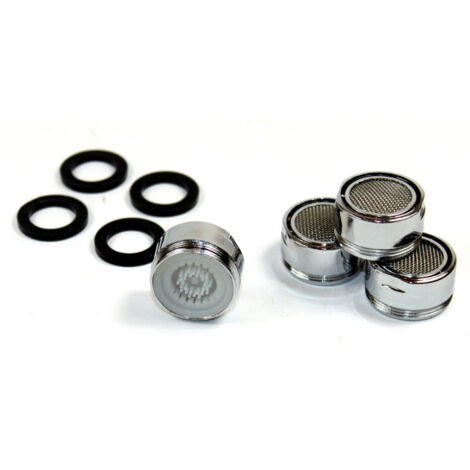 TRADE SHOP - Set 12 Pezzi Filtri Filtrini Acqua Filettatura Guarnizione Aeratore Rompigetto -