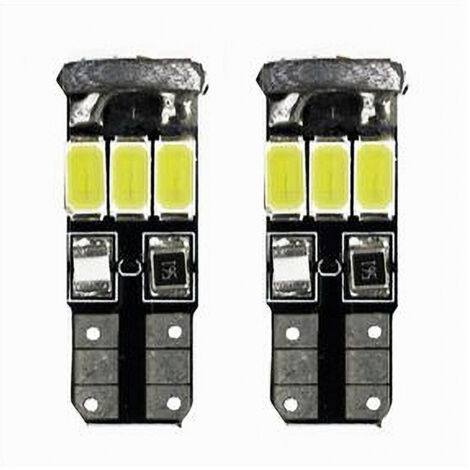 TRADE SHOP - Lampadine Di Posizione T10 Maxtech T-105630 12v 9led Canbus Ultra Luminose 6000k - (1/2)