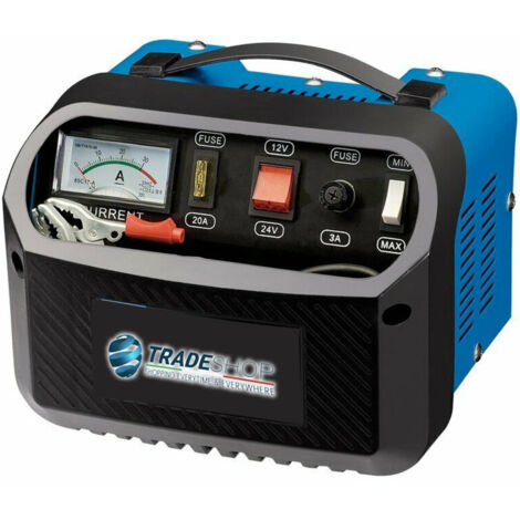TRADE SHOP - Carica Batterie Cb60a Auto Moto Camper Barca 12/24v 360w 60a Emergenza Booster -