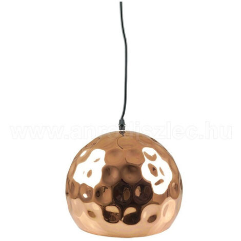 TRADE SHOP - Lampadario Pendente Lampada A Sospensione In Metallo Cono Oro Rosa Rame Vt-8250 - (1/5)