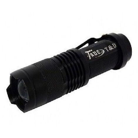 TrAdE Shop Traesio - Torcia Tattica Militare Led Xenon Batteria A Litio Ricaricabile Td-51 Taue - (1/4)