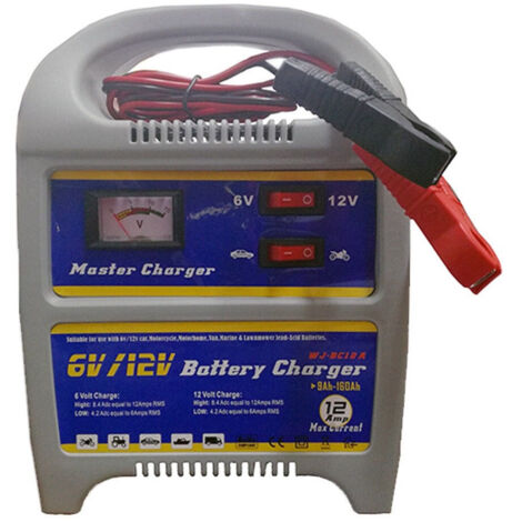 TRADE SHOP - Carica Batterie Portatile Auto Moto Barca Camper 12v 12 Ampere Carica Starter -