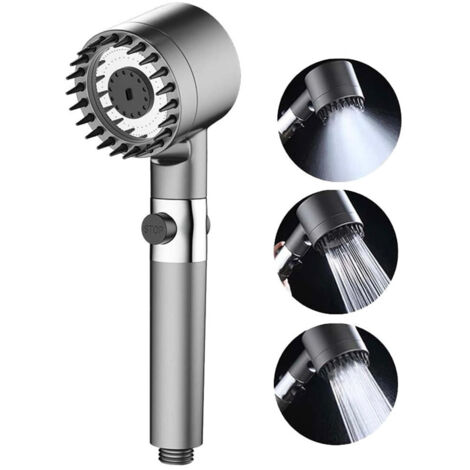 Filtersonic Doodle Soffione Doccia 3 In 1 Ad Alta Pressione – Con Filtro Anticalcare E Rimozione Metalli Pesanti, Bianco - 4
