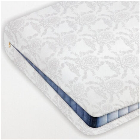 TRADE SHOP - Copri Materasso Damascato A Sacco Salvamaterasso Con Cerniera Zip Singolo 90x200 -