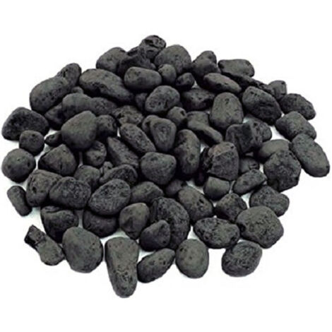 TRADE SHOP - Sassolini Pietre Piccoli Nero 200gr Decorazione Acquari Fondale Laghetto Giardino -