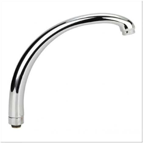 TRADE SHOP - Canna Di Ricambio Miscelatore Rubinetto Cucina Lavello Canna Alta Cromato 15cm -