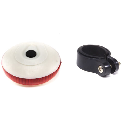 Luce Posteriore Per Bicicletta In Silicone A Forma Di Uovo/LED: Fanale Impermeabile Per Reggisella, Zaino O Casco - 15x6,5x3 Cm