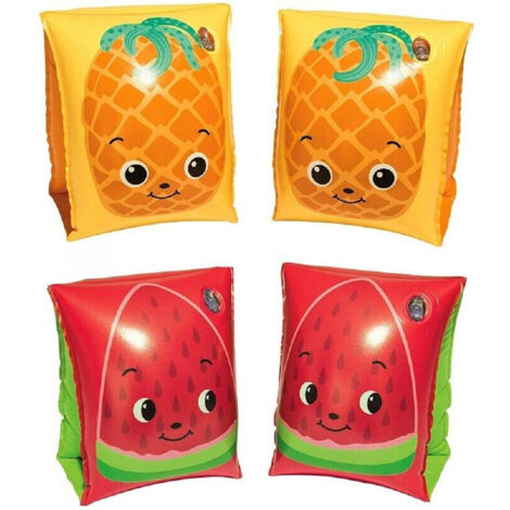TRADE SHOP - Braccioli Frutta Per Bambini 23x15cm Nuoto Piscina Mare Modelli Assortiti 32042 -