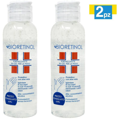 GEL IGIENIZZANTE 80 ML A BASE ALCOLICA 60% PER LE MANI E LA CUTE