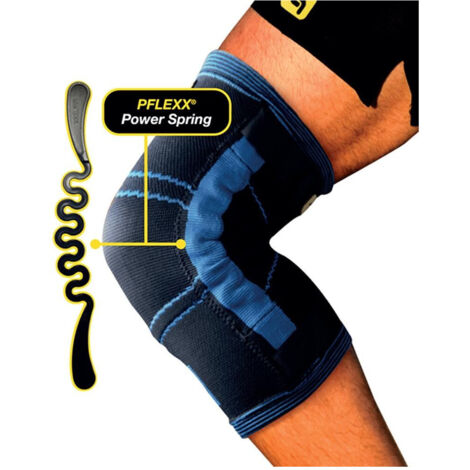 TRADE SHOP - Supporto Per Ginocchio Banda Elastica Power Knee Aiuta Il Sollievo Varie Misure - XXL