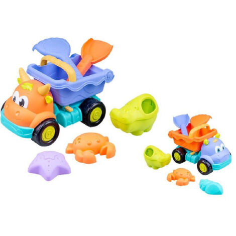 SAVITA 6 Palloni Da Spiaggia Con Ragnatela - Gonfiabili In PVC - Ø22 Cm - Blu E Rossi Per Bambini