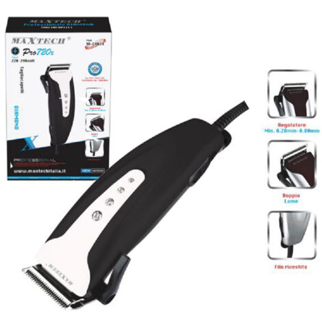 TRADE SHOP - Taglia Capelli Rasoio Professionale Elettrico Regolatore Di Barba Filo Ta-ca024 -
