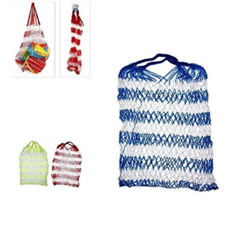 Borse Rete Spiaggia 2 Pezzi - Riutilizzabili, Lavabili, In Cotone, Per Spesa, Frutta, Giochi Da Mare - Foto 10