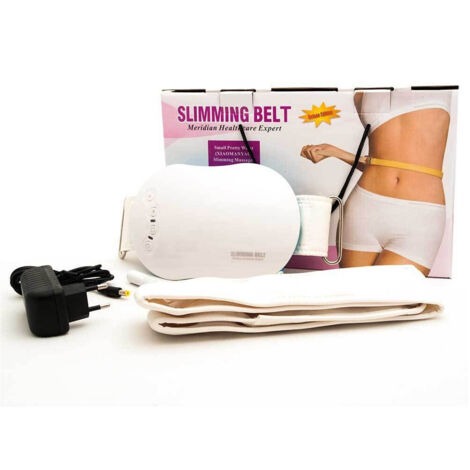 TRADE SHOP - Fascia Vibrante Slimmin Belt Vibra Cintura Massaggio Pancia Glutei Cosce Fianchi -