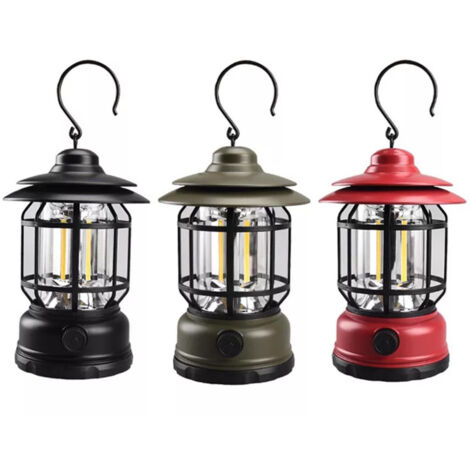 Lanterna a Batteria da Campeggio Ricaricabile Luce a LED Emergenza con Lanterna a Batteria da Campeggio Ricaricabile Luce a LED Emergenza con
