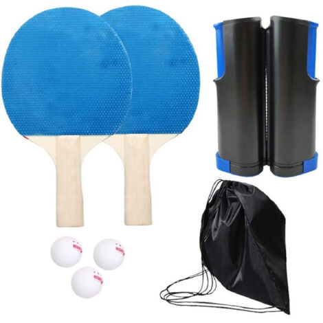 Magicorange Set di racchette da tennis per adulti per 2 giocatori, per principianti e professionisti, con 4 palline da tennis, 3 overgrip, 1 borsa (nero