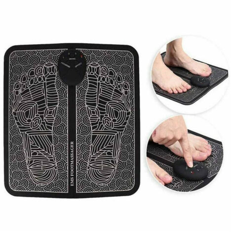 TRADE SHOP - Elettrostimolatore Ems Piedi Massaggiatore Plantare Elettrico Usb Circolazione - (1/4)