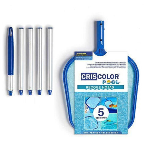 Retino Per Piscina VERDELOOK Con Asta 150cm - Blu, Per Pulizia Foglie E Dettriti - Foto 2