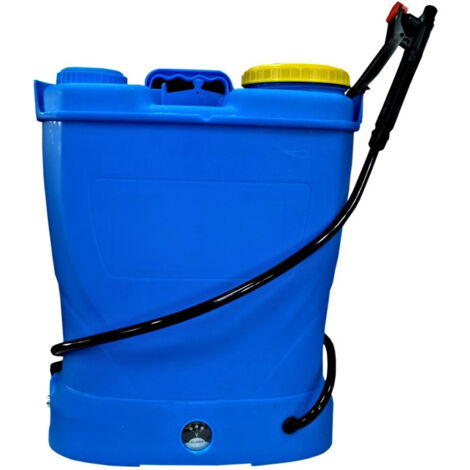 TRADE SHOP - Pompa A Spalla Elettrica Batteria Irroratrice Nebulizzatore Spruzzino 16 Lt -