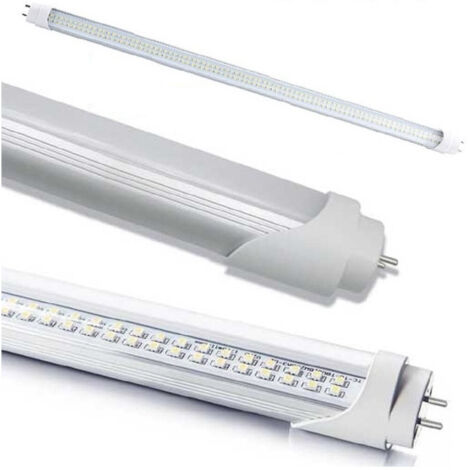 TRADE SHOP - Tubo Neon A Led T8 60cm  90cm 120cm 150cm 6000k 3000k Luce Fredda Calda Neutra - -Bianco Caldo  Copertura Trasparente 120 cm   -