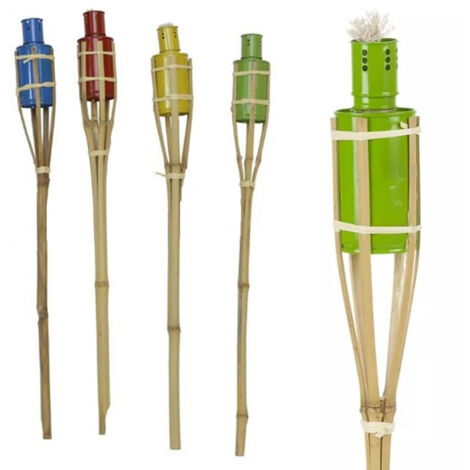 Verdemax 5404 Torcia in bambù Naturale 120 cm