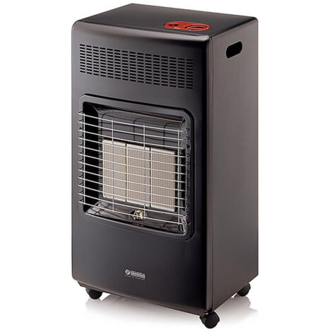 TRADE SHOP - Stufa A Bombola Gas 15kg In Metallo Con Piastre In Ceramica 3 Potenze 4200w -