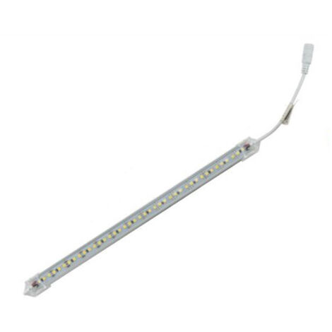 TRADE SHOP - Profilo Alluminio Completo Strip Led 100cm 20w Luce 6500k 4000k 3000k 3014-12v-1t - -Bianco Caldo - (1/3)