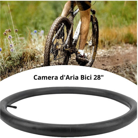 TRADE SHOP - Camera D'aria Per Bicicletta 28" 1.75 - 1.90 44mm Valvola Schrader Americana - (1/4)