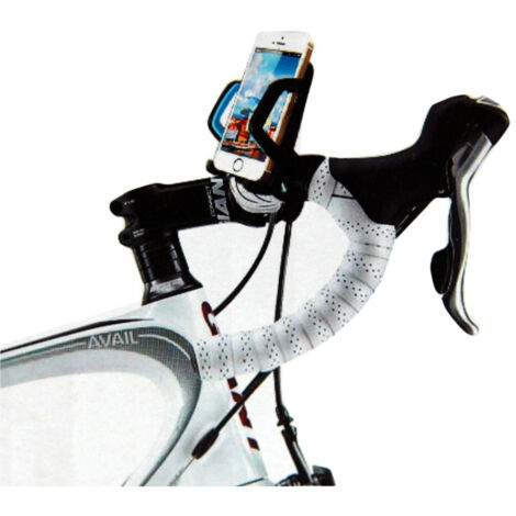 TRADE SHOP - Porta Cellulare Supporto Per Bici Bicicletta Moto Smartphone Custodia Max 5,7" - (1/2)