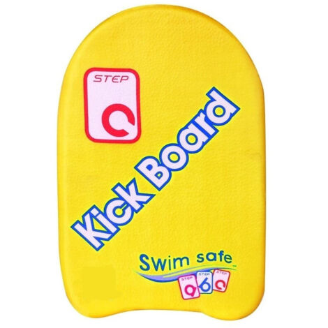 TRADE SHOP - Tavoletta Nuoto Per Bambini 43 X 30 Cm Colore Giallo Kick Board Swim -