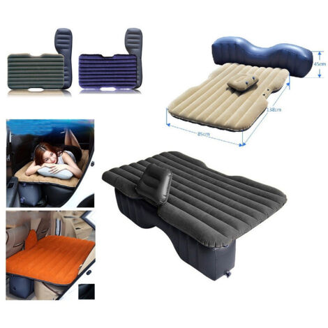 TRADE SHOP - Materasso Letto Gonfiabile Airbed Per Auto Sedile Posteriore Macchina Con Pompa - (1/5)
