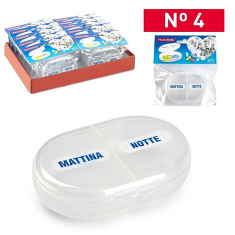 Portapillole Da Tasca 2 Pezzi - Con 3 Scomparti Per Viaggio E Uso Quotidiano - Foto 8