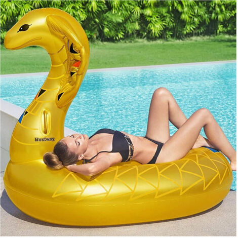 TrAdE Shop Traesio - Bestway Ciambella Salvagente Fashion Cobra Beach Gonfiabile Mare Piscina Novità -