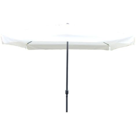 QUICK STAR - Ombrellone Da Balcone, Rettangolare, Pieghevole, 2 X 1 25 M Colore Sabbia