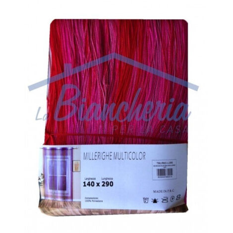 Tenda A Fili Kaikoon 90x240 Cm – Colore Lilla, 600 Fili Al Metro, Ignifuga B1, Perfetta Come Divisorio O Decorazione