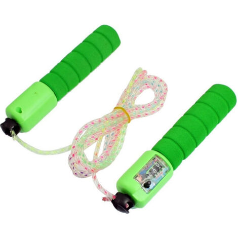 TRADE SHOP - Corda Salto Fitness Brucia Calorie Velocemente Allenamento Con Contatore 260cm -