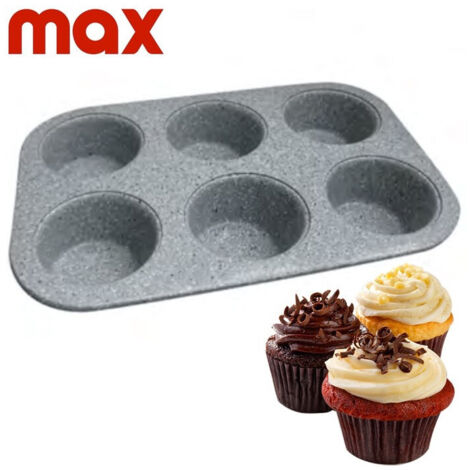 DAZZLEEX Stampo Per Muffin In Silicone A 12 Fori Con Telaio In