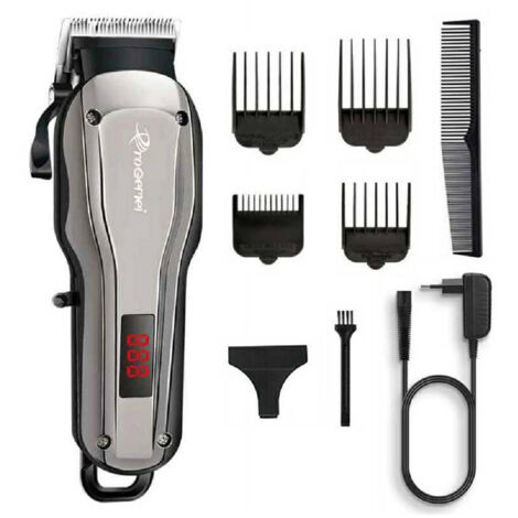 TRADE SHOP - Tagliacapelli Elettrico Professionale A Batteria Ricaricabile Senza Fili Gm-6135 - (1/5)