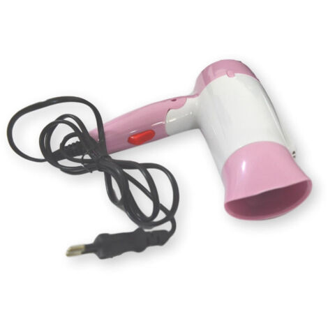 TRADE SHOP - Phono Mini Asciugacapelli Sonar 1200 Watt Da Viaggio Sport Pieghevole Casa -