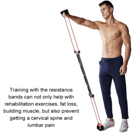TRADE SHOP - Attrezzo Per Esercizi Con Elastico Push-up Multifunzionale Allenamento Braccia - (1/5)