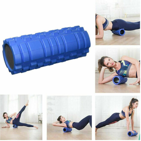 TRADE SHOP - Rullo Fitness Pilates Schiuma Tubo Esercizi Palestra Yoga Massaggi Schiena -