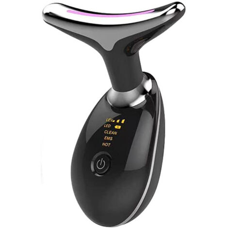 TRADE SHOP - Dispositivo Massaggiatore Di Bellezza Antietà Per Collo Viso Ricaricabile Q-mj10 -