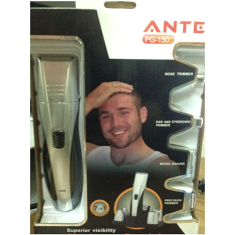 TRADE SHOP - Tagliacapelli Elettrico Kit Rasoio 7 In1 Regola Barba Baffi Corpo Taglia Capelli -
