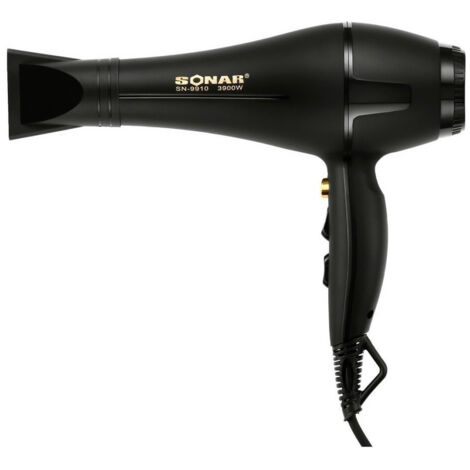 TRADE SHOP - Phon Professionale Asciugacapelli Sonar Sn-9910 3900w Diffusore Fono Per Capelli -