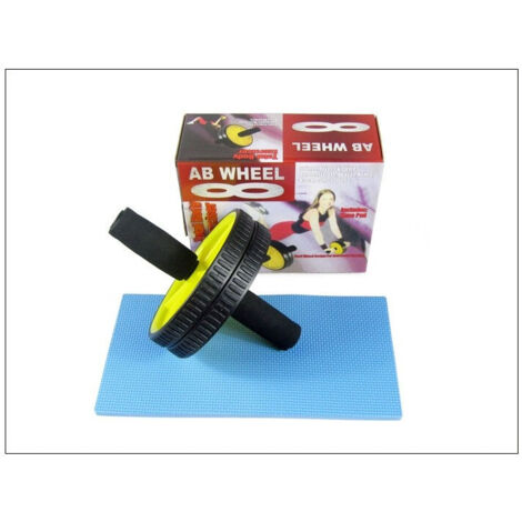 TRADE SHOP - Attrezzo Ruota Per Allenamento Muscoli Addominali Plank Palestra Fitness - (1/5)
