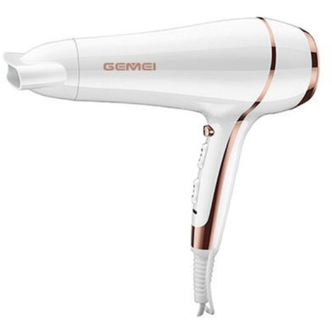 TRADE SHOP - Asciugacapelli Professionale 2400 W Phon Per Salone 3 Velocità Beccuccio Gm-108 -