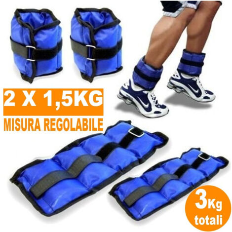 Cavigliere/ Polsiere (coppia 1 kg, singolo 500g) - Sports In vendita a