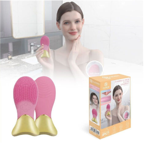 SPAZZOLA ULTRASONICA PER PULIZIA VISO FACCIA ESFOLIANTE MASSAGGIATORE - Foto 10