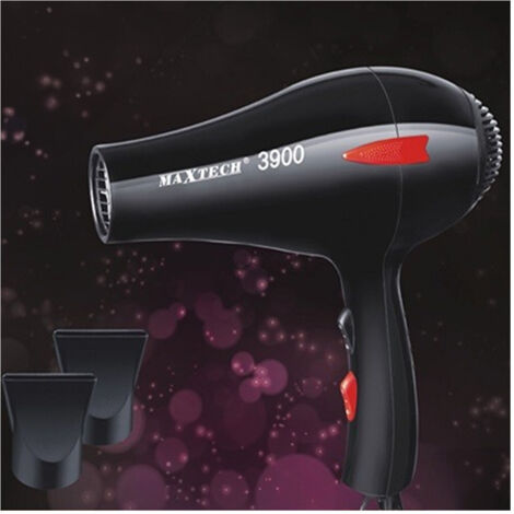TRADE SHOP - Asciugacapelli Fono 2000w Con 2 Velocità Phon Professionale 3 Livelli Asc-ca3900 -